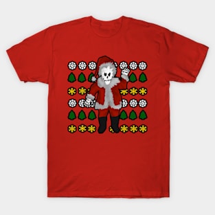 santa  skull T-Shirt